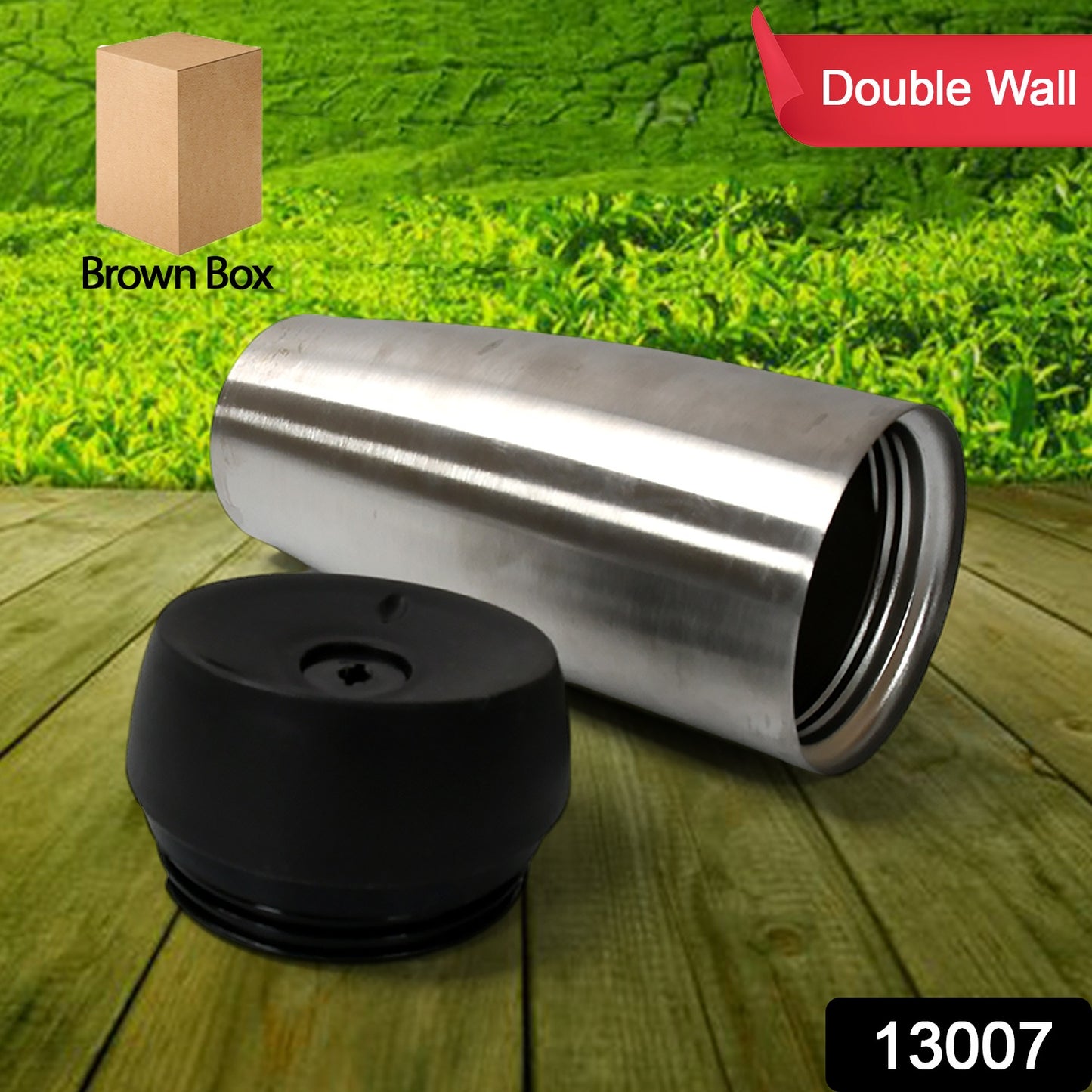 13007 Stainless Steel Vacuum Insulated Coffee Cups Double Walled Travel Mug Car Coffee Mug With Leak Proof Lid Reusable Thermal Cup For Hot Cold Drinks Coffee Tea (850ml Approx) - Springkart 
