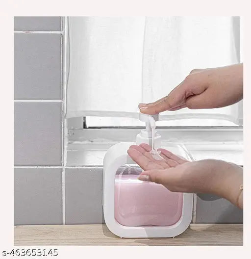 Reusable Empty Bottle Soap Dispenser for Bathroom Kitchen Large-Capacity Dispensing Bottle (PACK OF 2)