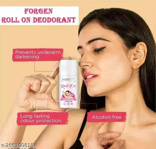Lady Care UnderArm Roll On - Whitens & Brightens Skin, Prevents Odour, Aqua Fragrance Deodorant Roll-on - For Men & Women (60 ml)