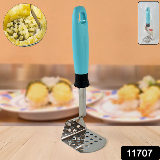 Apex L-handle Stainless Steel Potato Masher Ergonomic Grip (1 Pc) - Springkart 