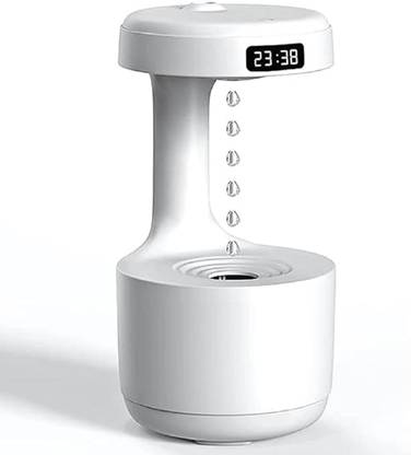 Subh Anti-Gravity Humidifier with Floating Water Design Portable Room Air Purifier  (White)