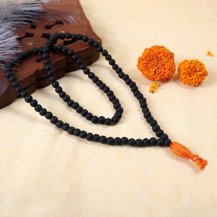 Govt. Lab Certified Original Ebony wood Karungali Mala.