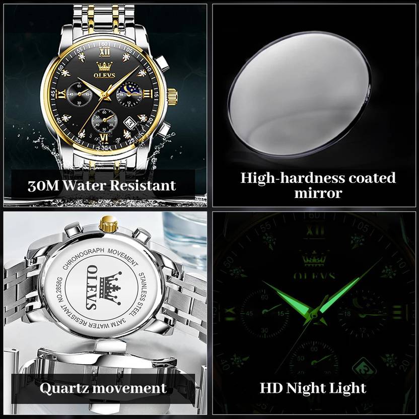 OLEVS Analog Watch  - For Men CIF-S-G2858GJ-JH
