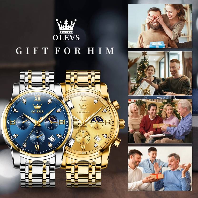 OLEVS Analog Watch  - For Men CIF-S-G2858GJ-JL
