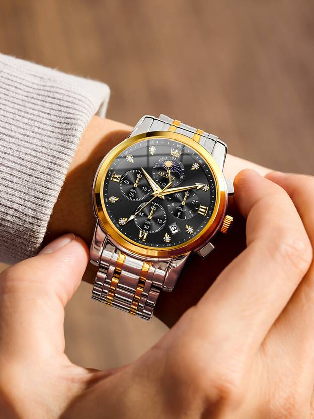 OLEVS Analog Watch  - For Men CIF-S-G3655GJ-JH