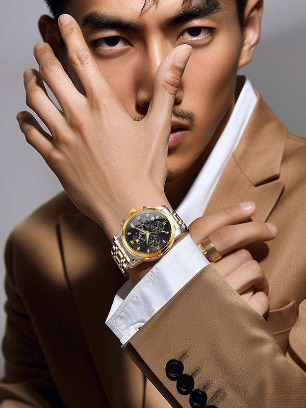 OLEVS Analog Watch  - For Men CIF-S-G3655GJ-JH