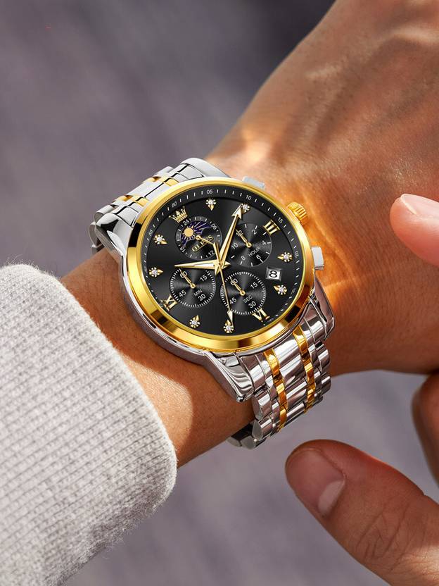 OLEVS Analog Watch  - For Men CIF-S-G3655GJ-JH