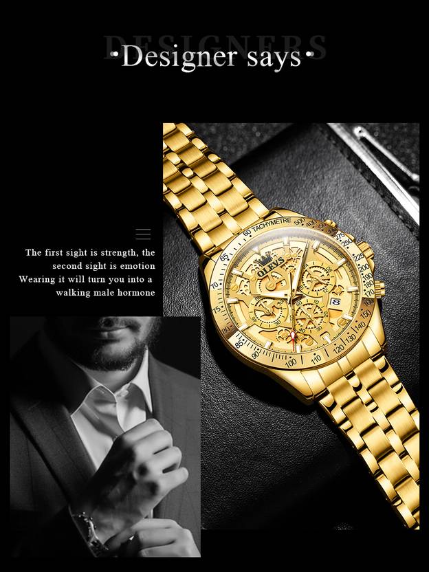 OLEVS Analog Watch  - For Men CIF-S-G9913GJ-QJ