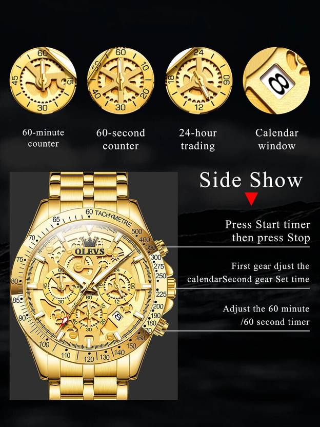 OLEVS Analog Watch  - For Men CIF-S-G9913GJ-QJ