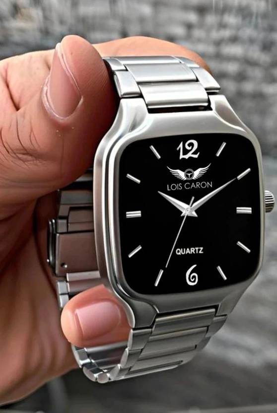 LOIS CARON Elegant Series Square Quartz For /Boys Wrist Analog Watch  - For Men LCS-4297