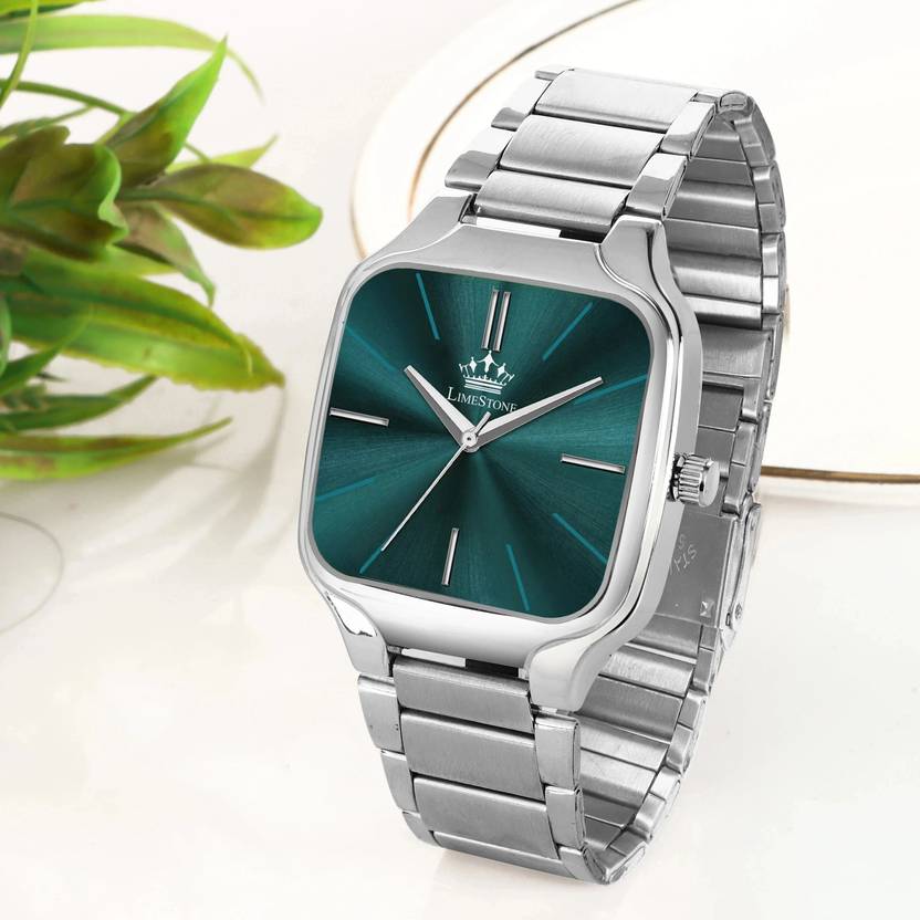 LIMESTONE NEW DESIGNER SQUARE DIAL QUARTZ Analog Watch  - For Men LS3314