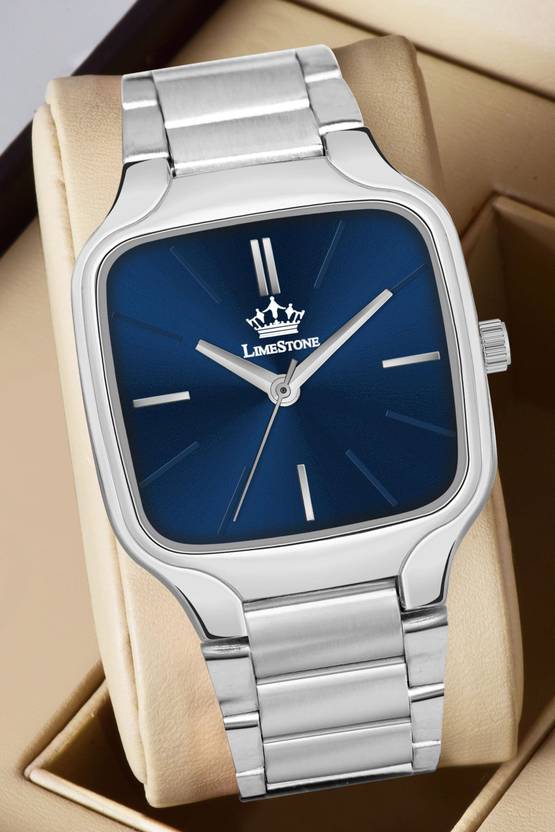 LIMESTONE NEW DESIGNER SQUARE DIAL QUARTZ Analog Watch  - For Men LS3316