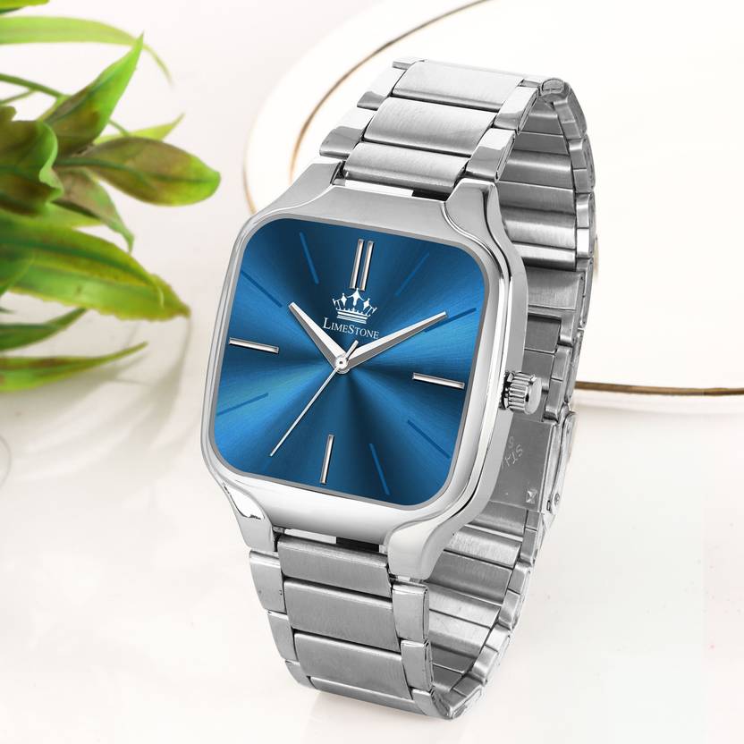 LIMESTONE NEW DESIGNER SQUARE DIAL QUARTZ Analog Watch  - For Men LS3316