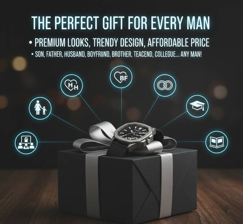 LIMESTONE OTUS Limited Grey Edition Day and Date Functioning Mesh Silicone Strap Quartz Analog Watch  - For Men OTUS059