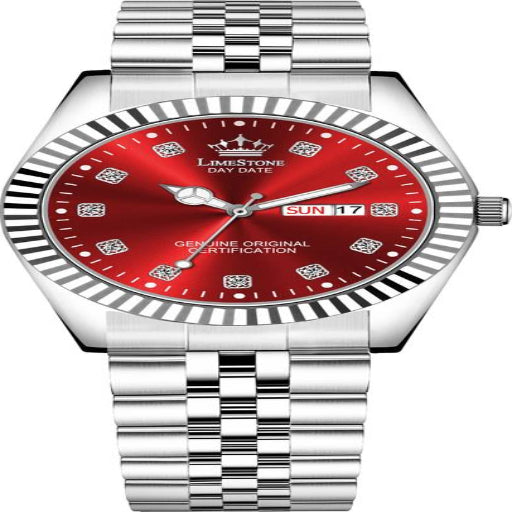 LIMESTONE Legacy Series Stainless Steel Day and Date Functioning | Stylish Chain | Quartz Analog Watch  - For Men RLX026