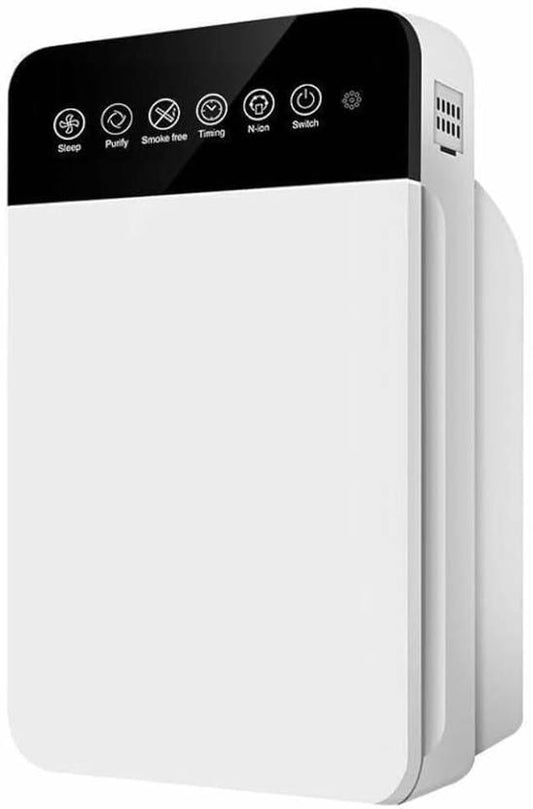 Silver Martini Air Purifier with True HEPA H13 | Covers 500 sq ft | 99.97% Pollutant Removal Room Air Purifier  (White)