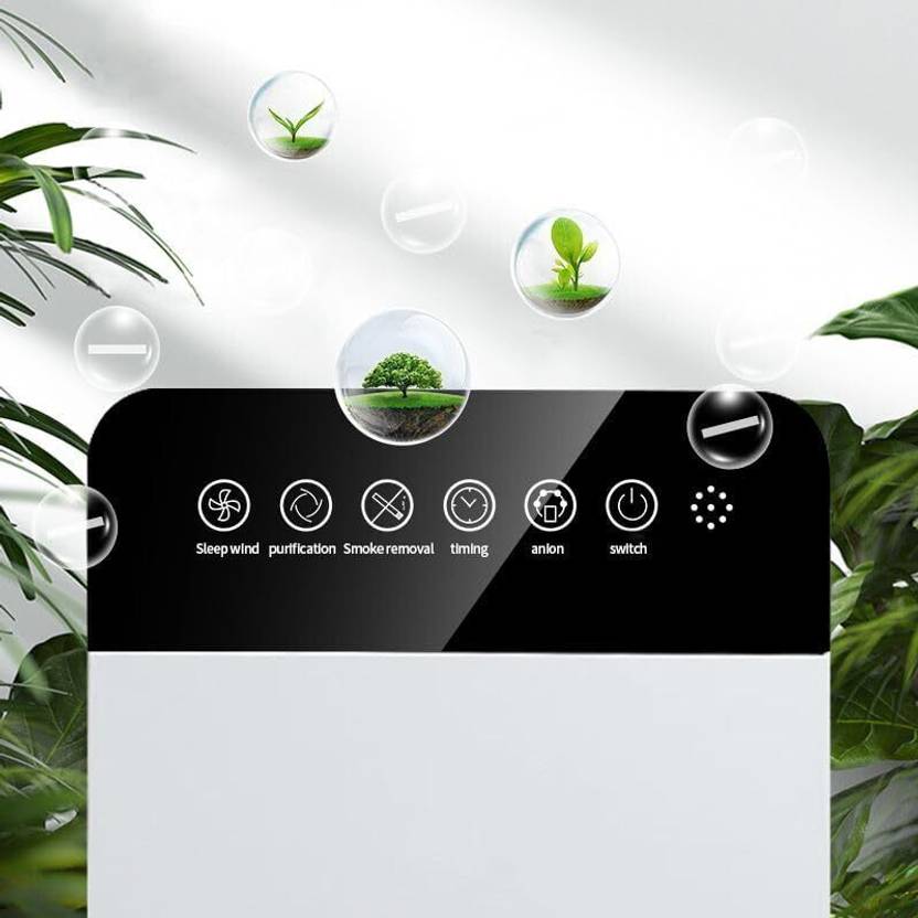 Silver Martini Air Purifier with True HEPA H13 | Covers 500 sq ft | 99.97% Pollutant Removal Room Air Purifier  (White)