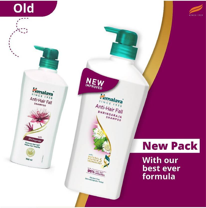 HIMALAYA Anti-Hair Fall Bhringaraja Shampoo (1L) + Anti-Hair Fall Shampoo (80ml) Free  (1000 ml)