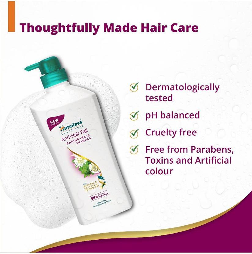 HIMALAYA Anti-Hair Fall Bhringaraja Shampoo (1L) + Anti-Hair Fall Shampoo (80ml) Free  (1000 ml)
