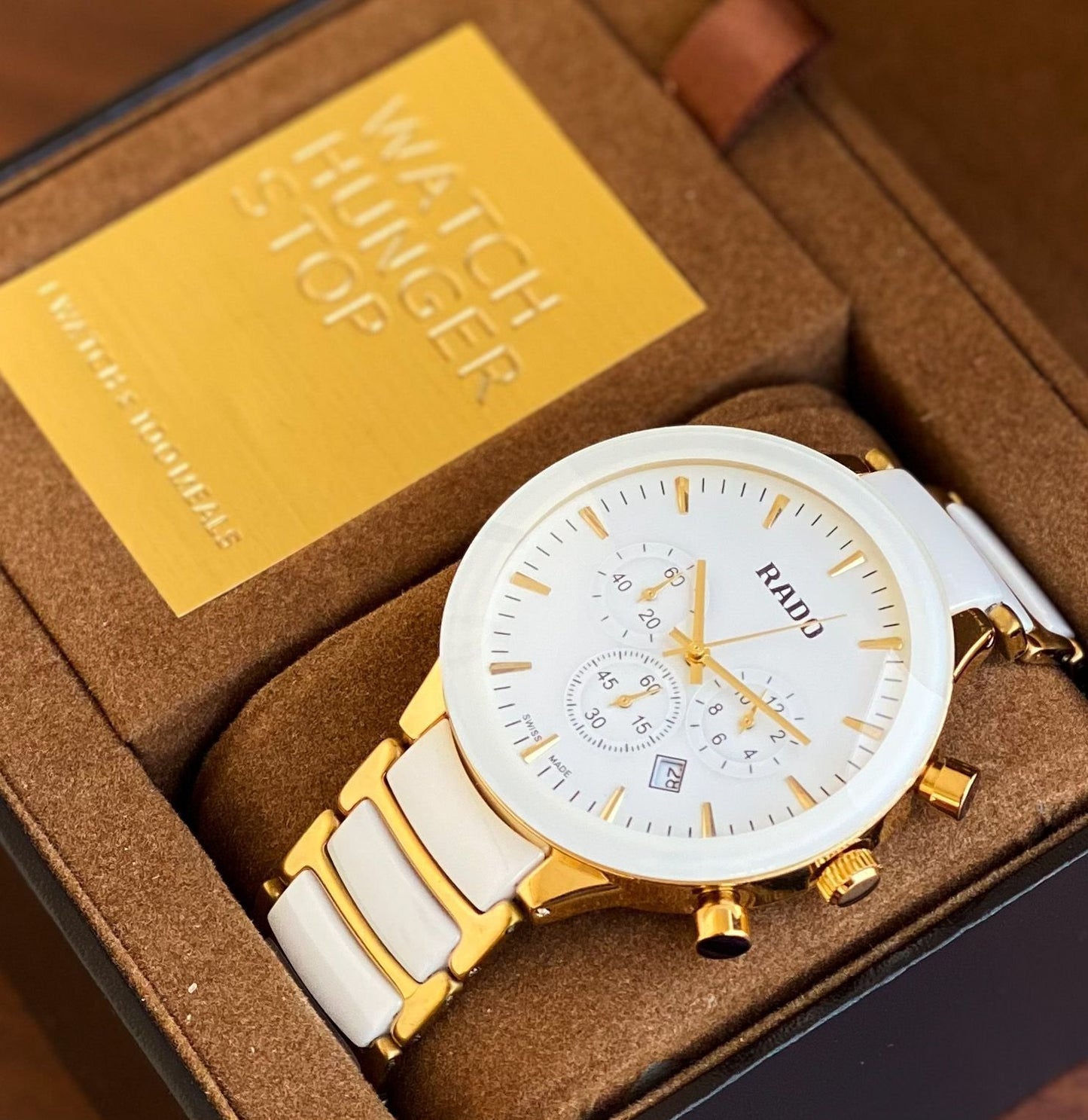 RADO ANALOG 7AAA WHITE DIAL | Watch Store India