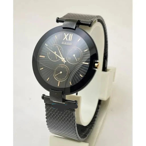 Rado Full Black Choronogrpah 7A Copy Watch