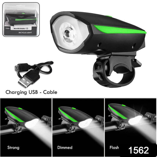 Rechargeable Bicycle LED Bright Light (1 Pc) - Springkart 