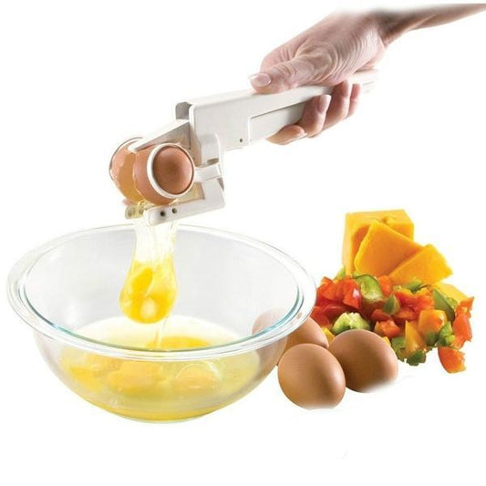 109 Plastic Handheld Egg Cracker With Separator - Springkart 