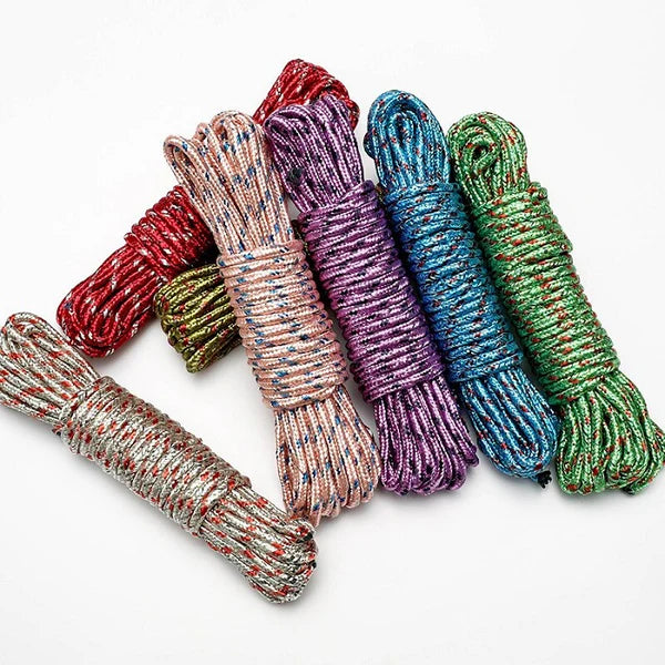 3 Pcs Pack 5 Meter Cloth Line Rope