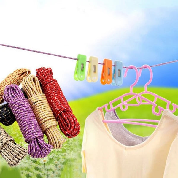 3 Pcs Pack 5 Meter Cloth Line Rope