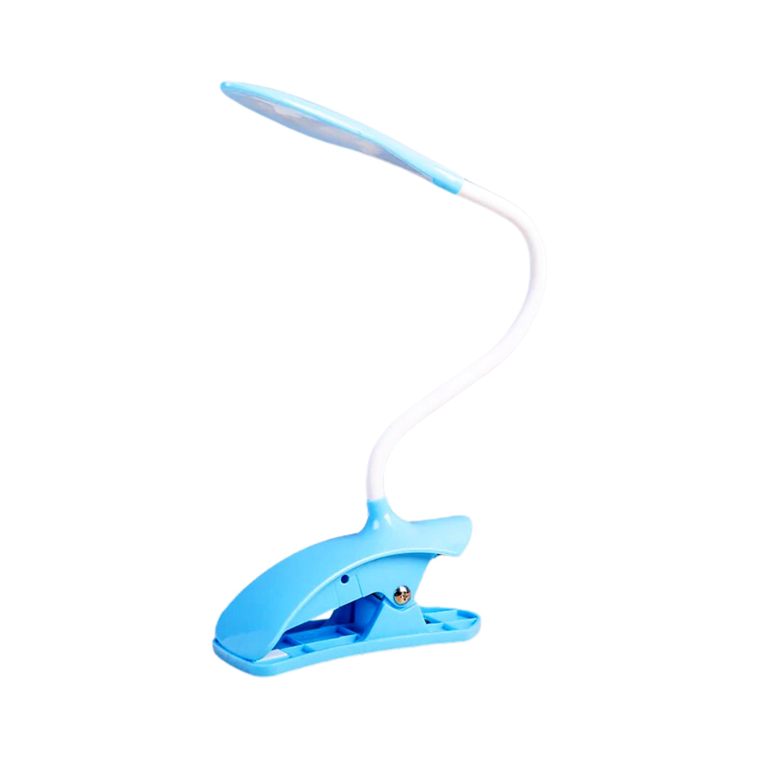 Desk Lamp Adjustable Gooseneck USB Rechargeable 3 modes of Lighting, Reading Lamp for Dorm White, Study Desk lamp Suitable for Girls College Bedroom Reading - Springkart 