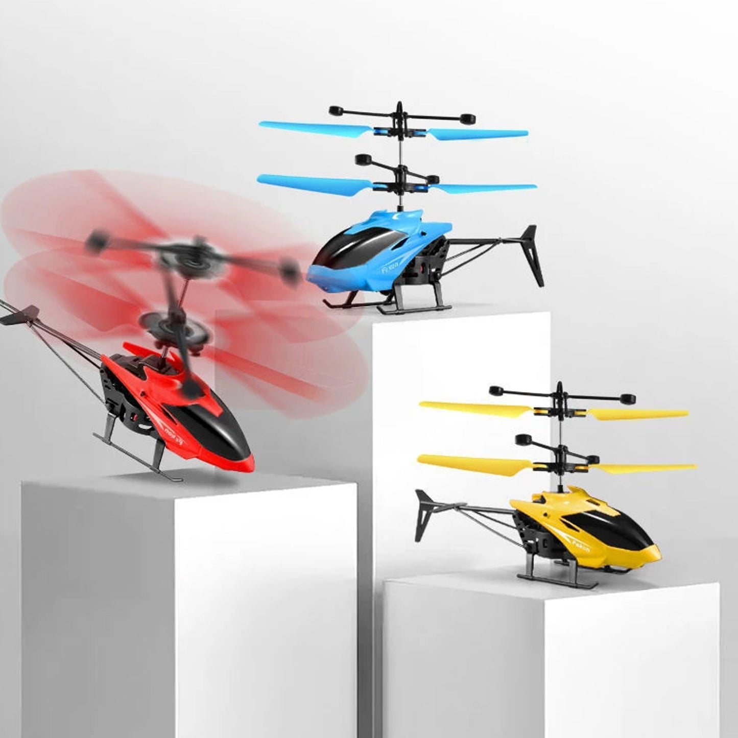 Remote Control Helicopter with USB Chargeable Cable for Boy and Girl Children (Pack of 1) - Springkart 