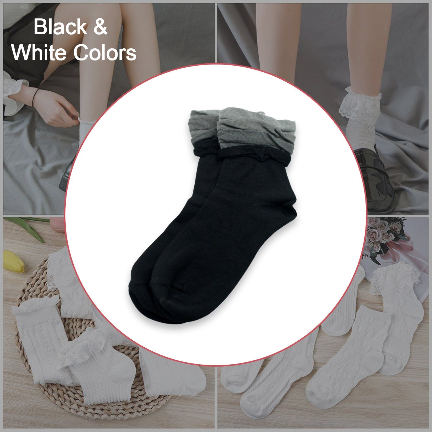 Socks Breathable Thickened Classic Simple Soft Skin Friendly - Springkart 