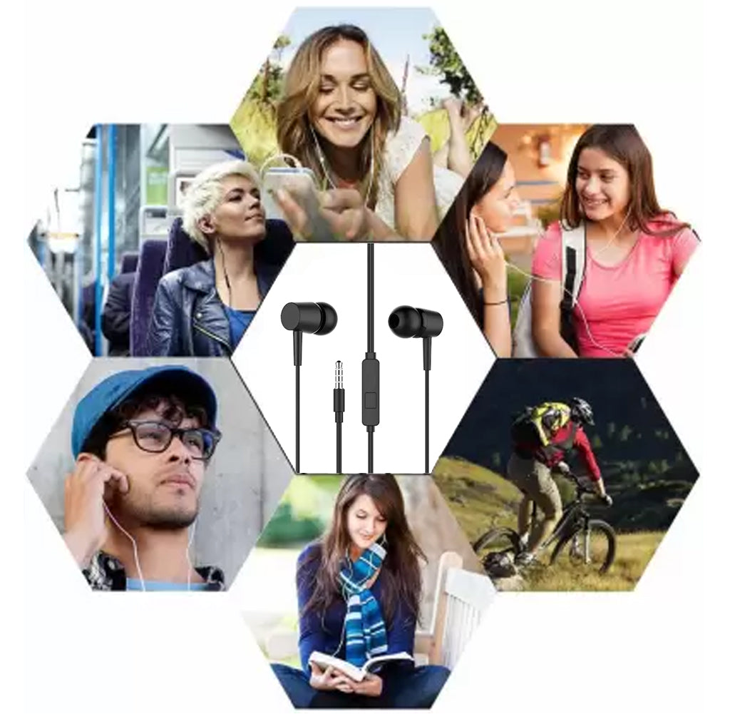 Headphone Isolating stereo headphones with Hands-free Control - Springkart 