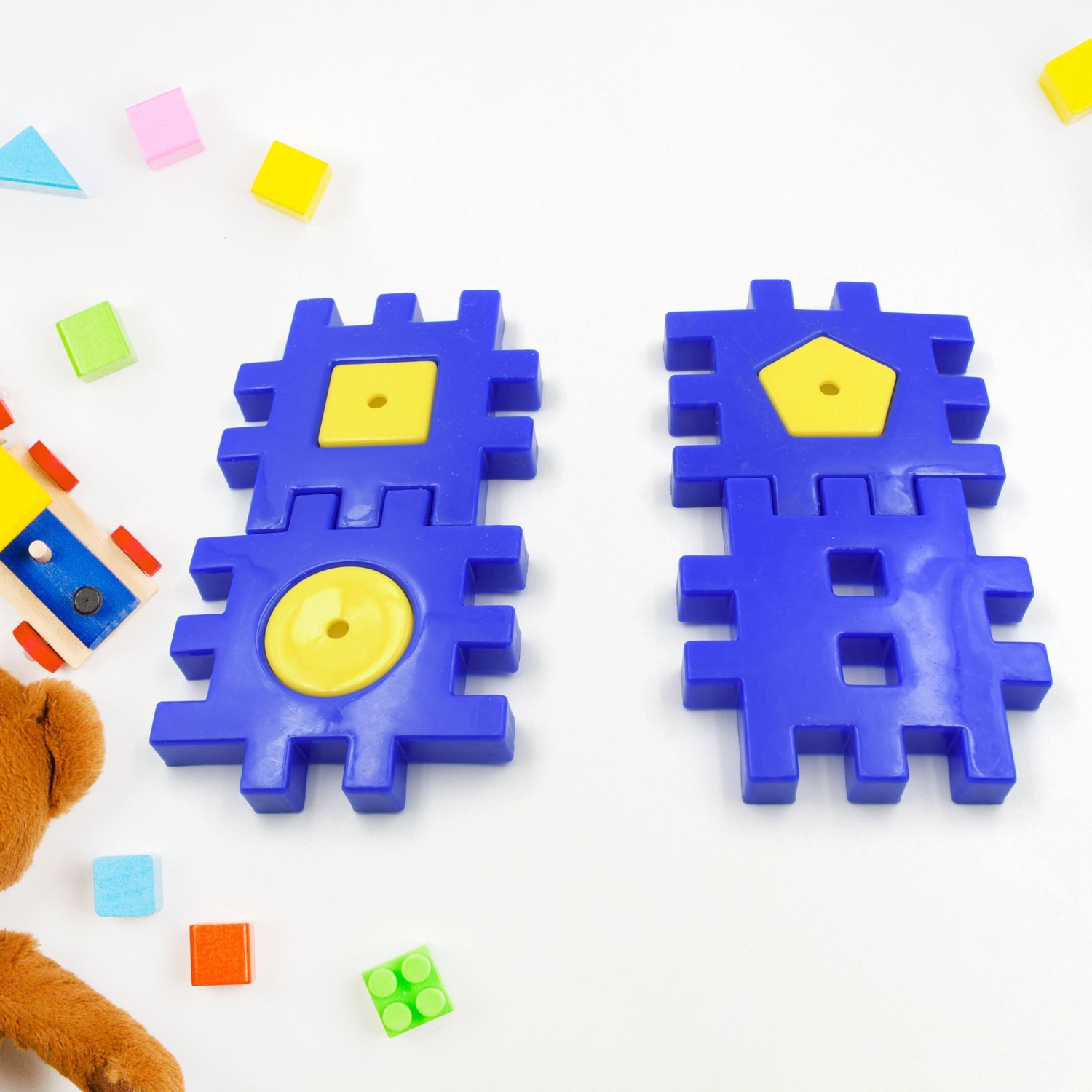 Colorful Digital Building Blocks Set - Educational Toys for Kids Aged 3-12, 4 Pc Set for Boys & Girls - Springkart 