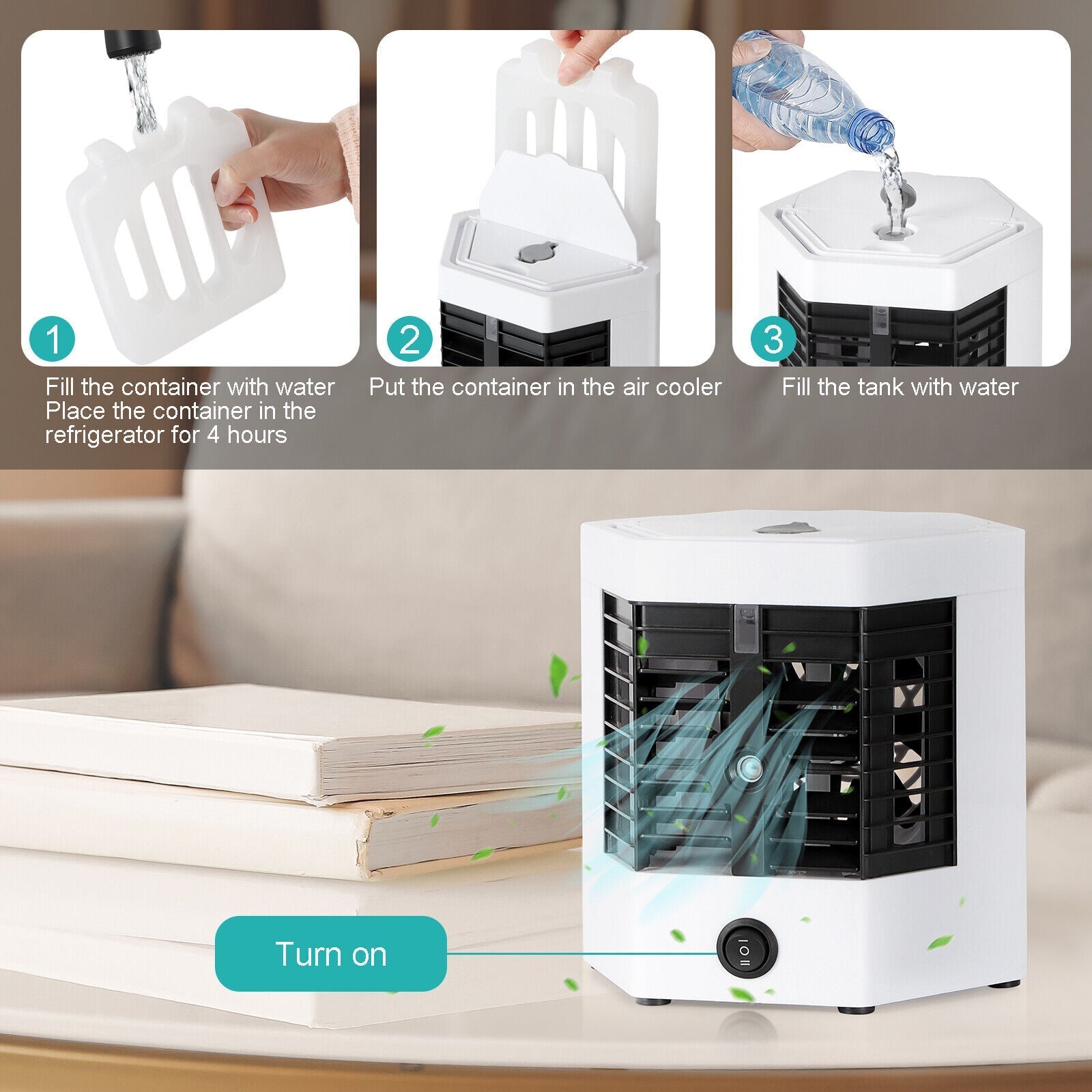 Mini Portable Arctic Air Cooler & Humidifier - Springkart 