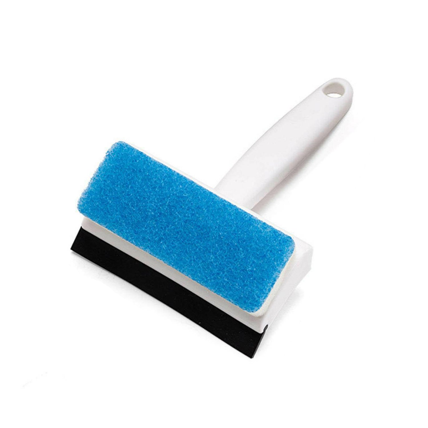 2-in-1 Glass Wiper & Cleaning Brush | Double-Sided Mirror, Tile, and Grout Cleaner for Bathroom & Windows - Springkart 