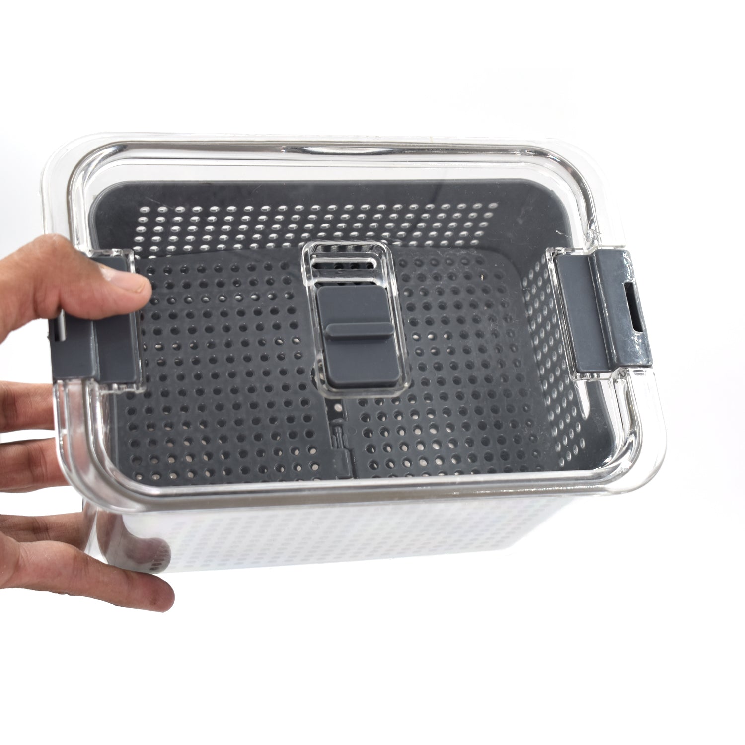 Fordable Silicone Kitchen Organizer Fruit Vegetable Baskets Folding Strainers - Springkart 