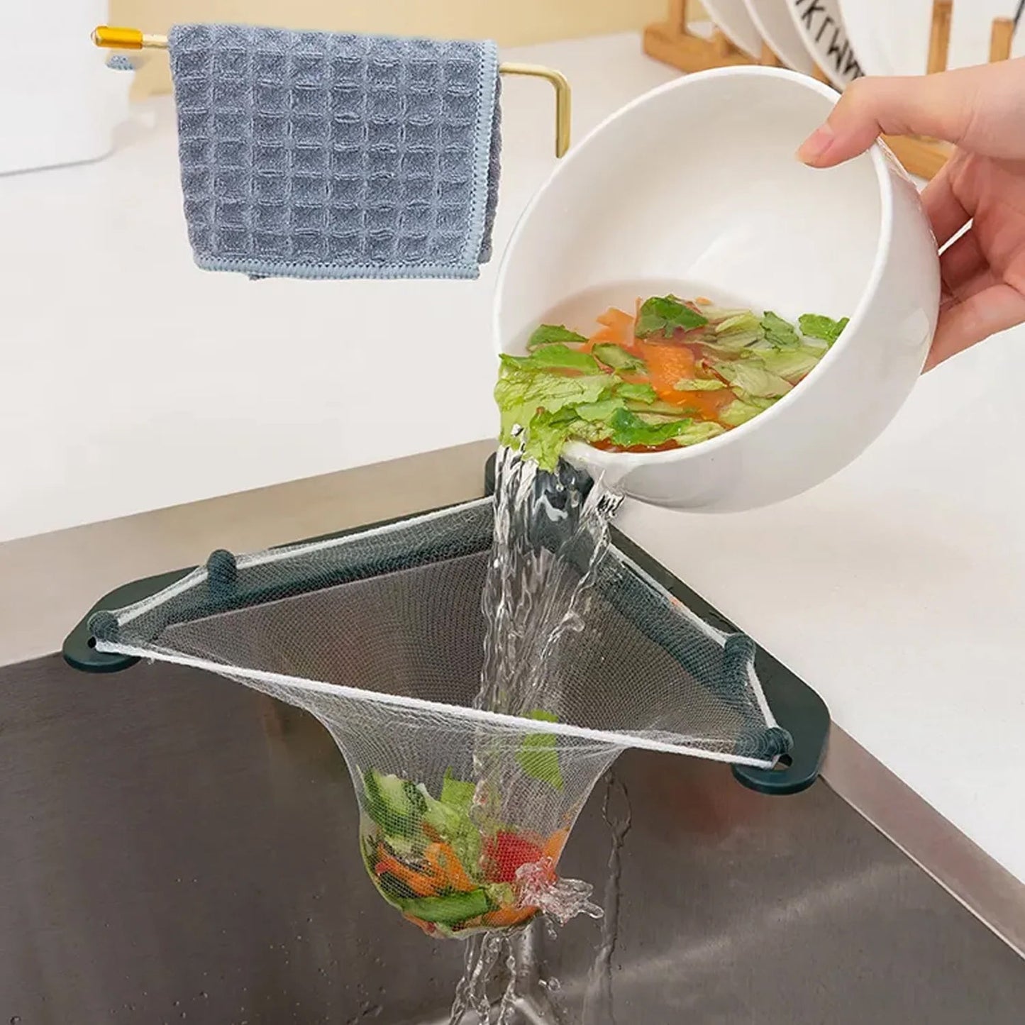 Kitchen Sink Filter Basket, Kitchen Sink Basket, Kitchen Gadgets Practical Sink Strainer Kitchen Sink Drainer for Food Residue, Hair, Paper Scraps (1 Pc) - Springkart 