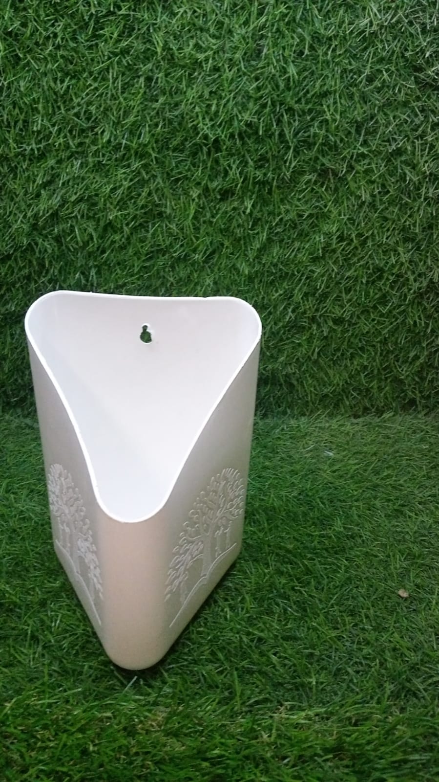 Plastic Vertical Hanging Planter Pot, Multicolour, - Springkart 