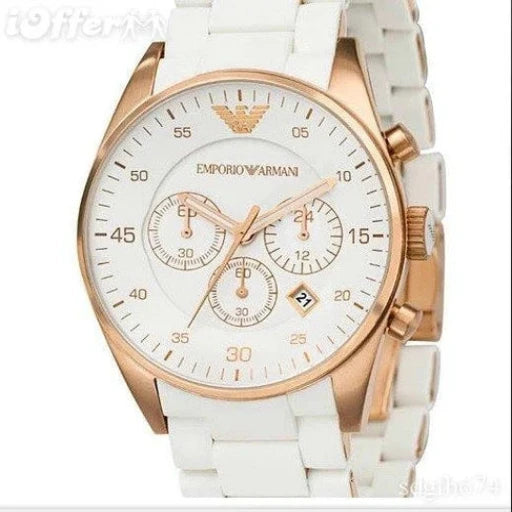 White Emporio Armani Mens Wrist Watches