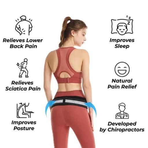 Joint Hip Belt For Men & Women - Sciatica Pain Relief Belt - Springkart 