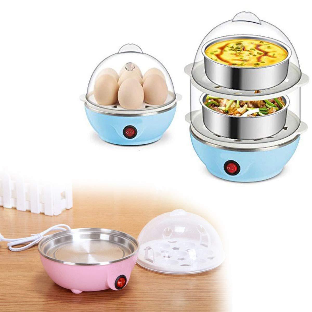 115 Multi-function 2 Layer 14 Egg Cooker Boilers Steamer - Springkart 