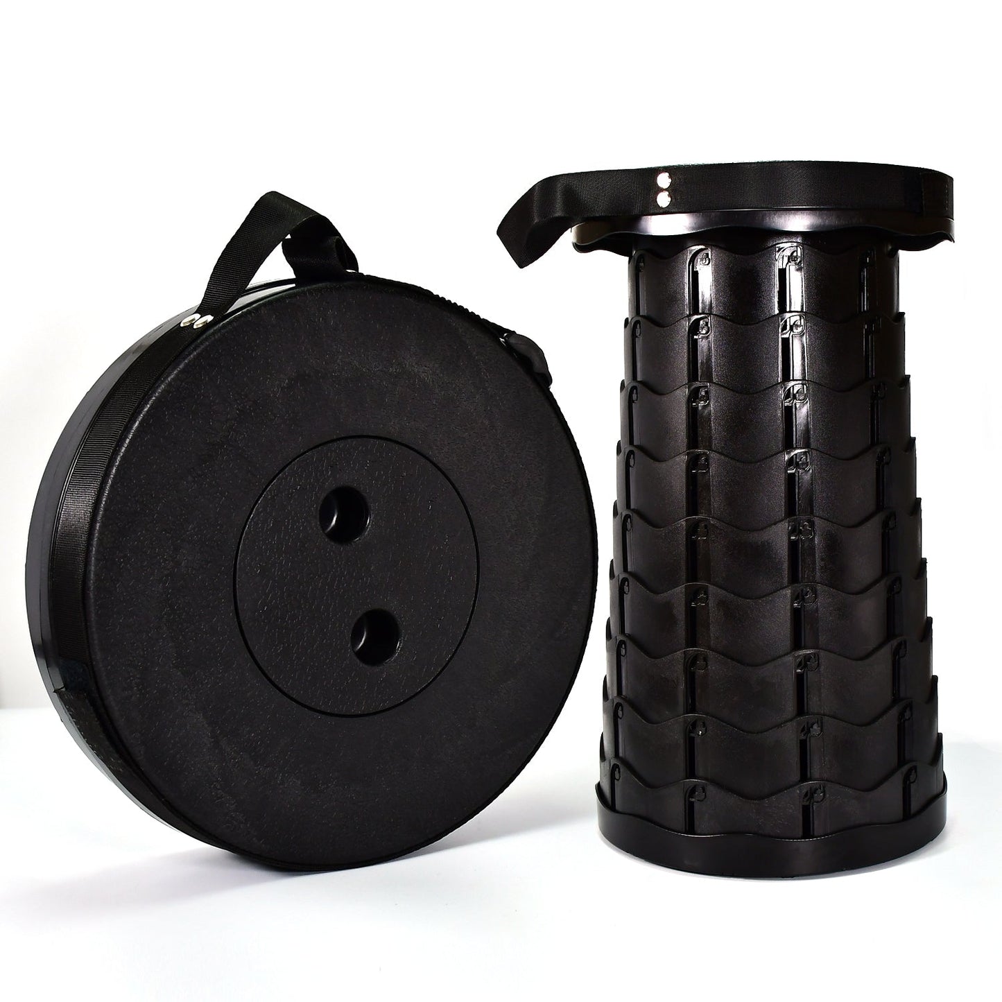 Foldable Retractable Height Adjusting Stool Space Saving Telescopic Stool for Fishing Hiking Stool for Adults and Kids. - Springkart 