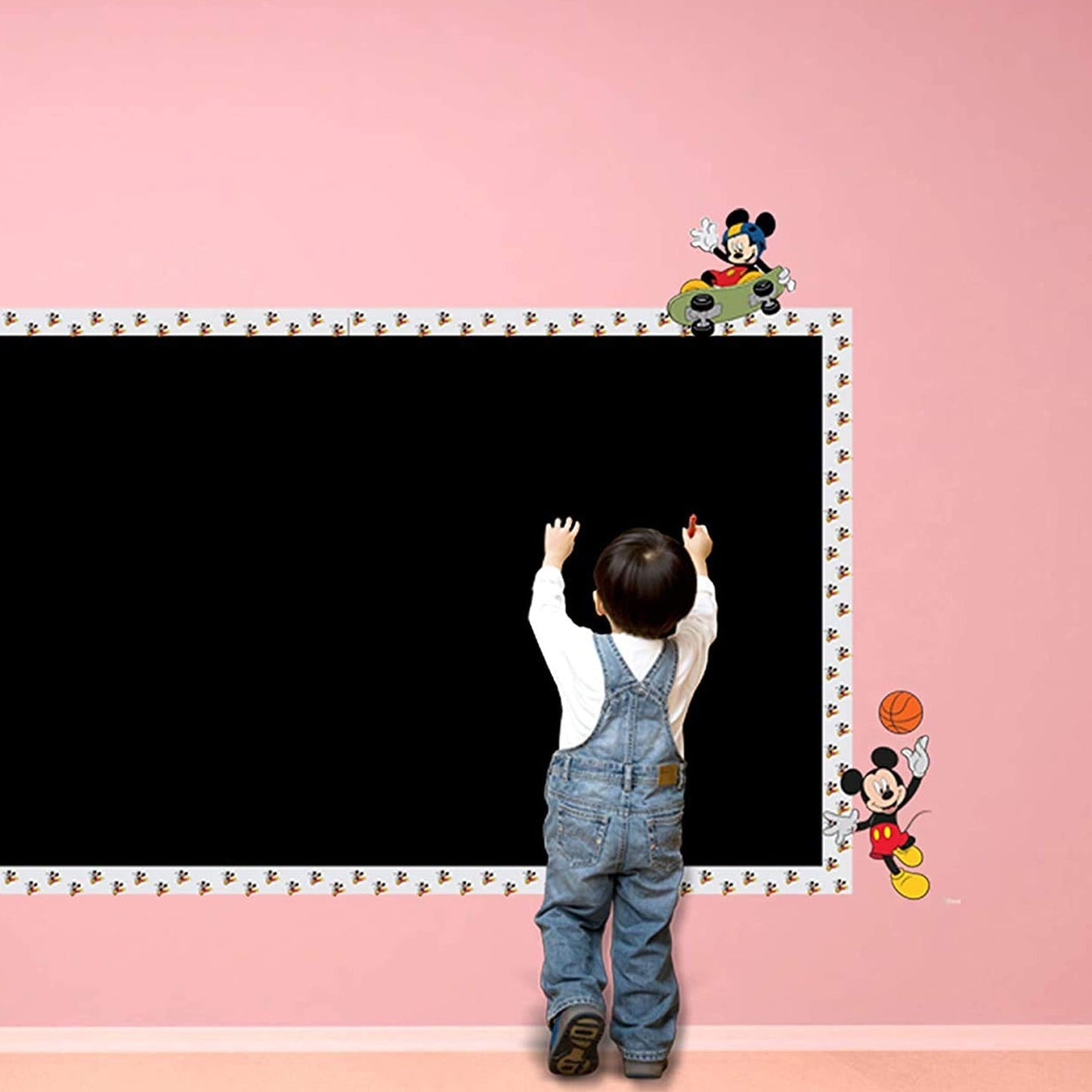 Blackboard Erasable Wall Sticker Chalkboard Sticker Removable Blackboard Wall Stickers Mural for Kids Room - Springkart 