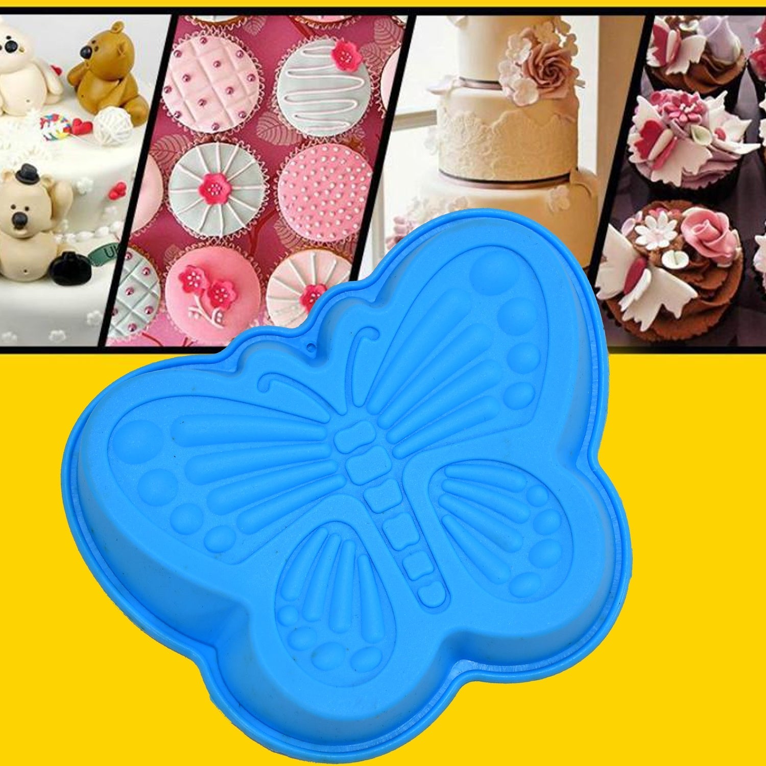 MIX SHAPE CAKE CUP LINERS I SILICONE BAKING CUPS - Springkart 