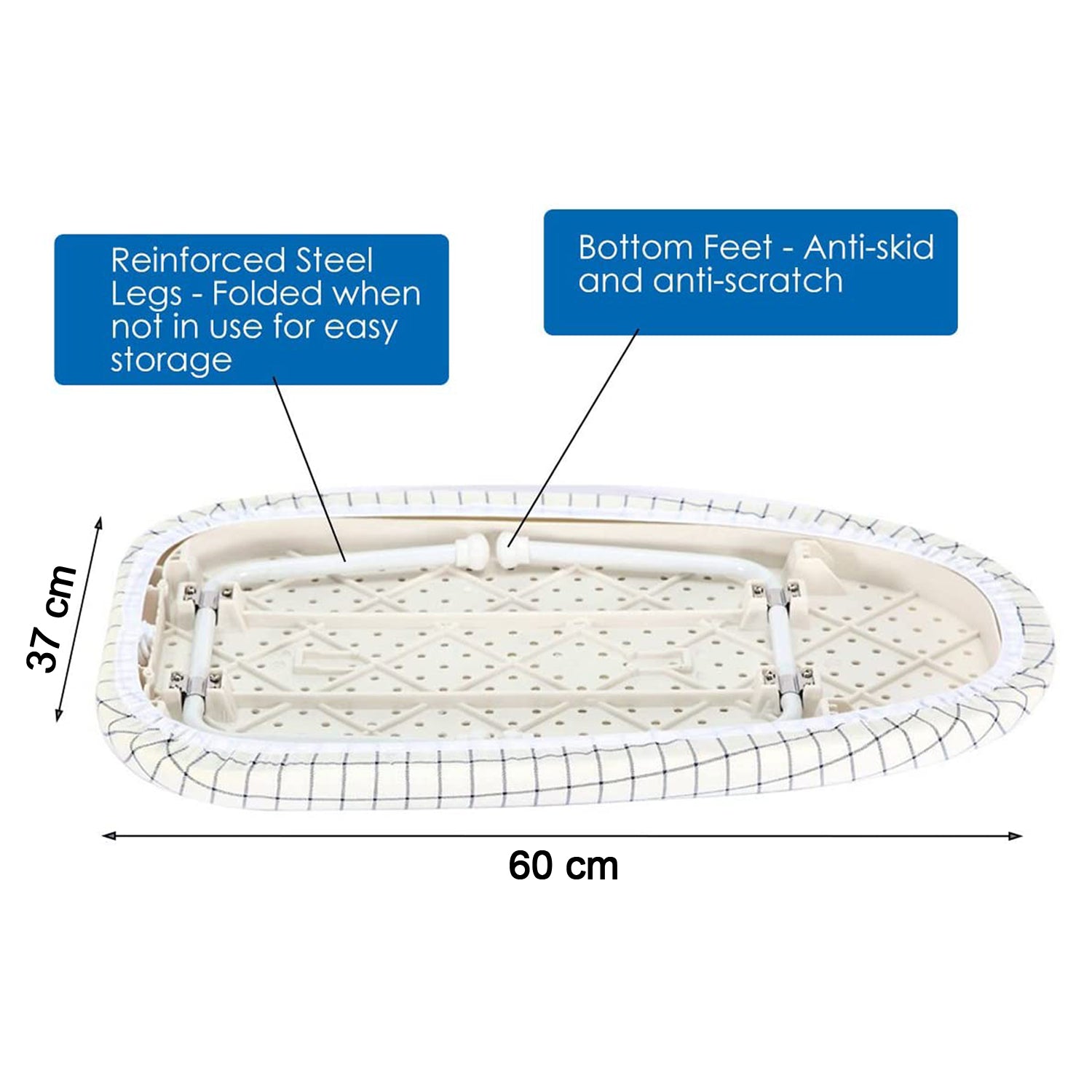Portable Ironing Pad used in all households and iron shops for ironing clothes and fabrics etc. - Springkart 