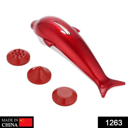 Dolphin Handheld Body Massager for Agony Stress Pain (8 Inch) - Springkart 