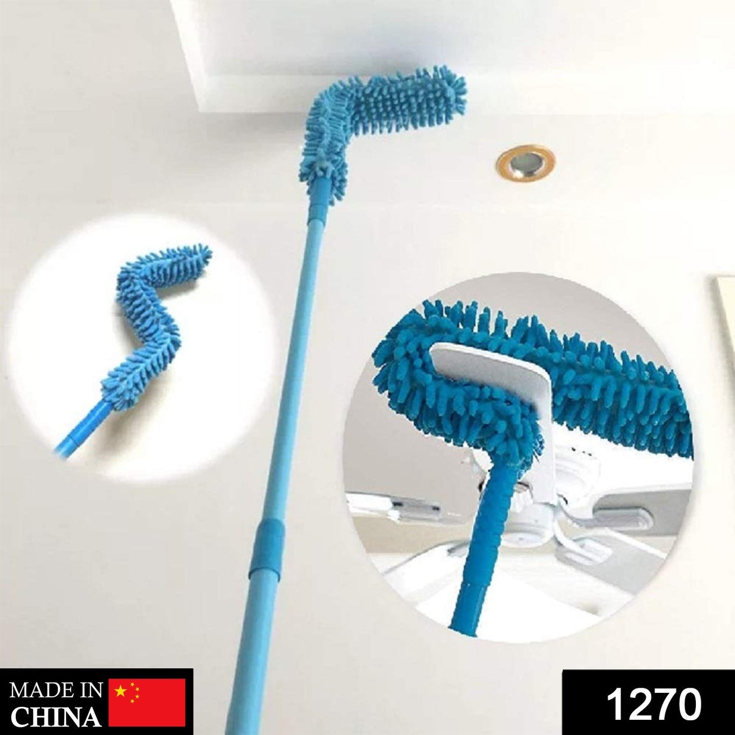 Foldable Multipurpose Microfiber Fan Cleaning Duster for Quick and Easy Cleaning - Springkart 