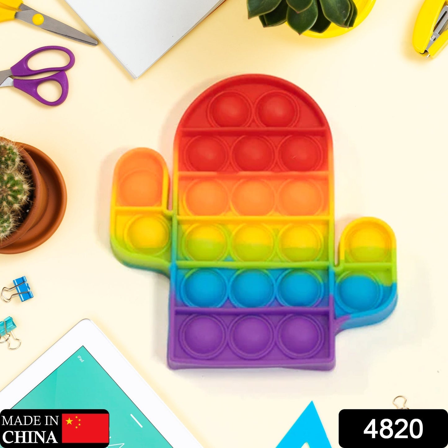 Cactus Fidget Toy used by kids, children's and even adults for playing and entertaining purposes etc. - Springkart 