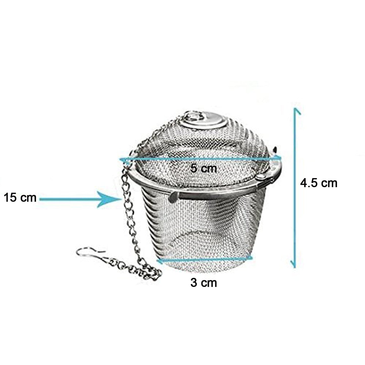 SS Easy Tea Filter used for filtering tea purposes while making it in all kinds of official and household kitchen places etc. - Springkart 